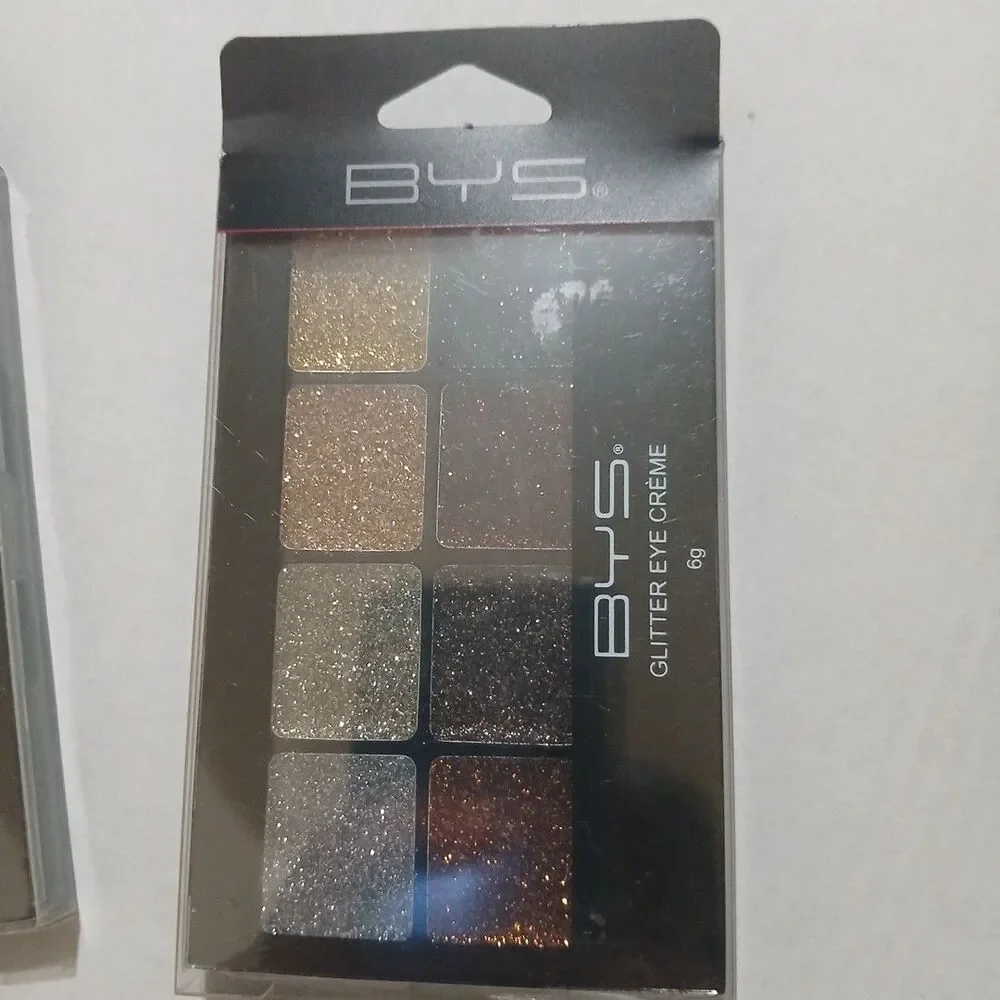 BYS Glitter Eye Palettes-Azure Blaze Black Steel Razzle Dazzle Set Of 3
